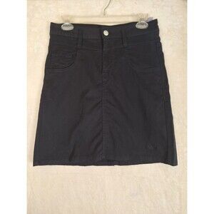 Girls Golf GMBH Womens Medium Skort Deep Black Denim Cotton Stretch Pockets NWT